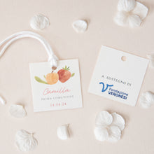 Carica l'immagine nel visualizzatore di Gallery, Tag quadrato semplice - Linea Frutta (20 pezzi)
