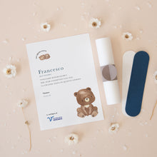 Carica l'immagine nel visualizzatore di Gallery, Pergamena - Linea Acquerello - Scritta Blu (20 pezzi)