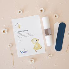 Carica l'immagine nel visualizzatore di Gallery, Pergamena - Linea Acquerello - Scritta Blu (20 pezzi)