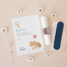 Carica l'immagine nel visualizzatore di Gallery, Pergamena - Linea Acquerello - Scritta Blu (20 pezzi)