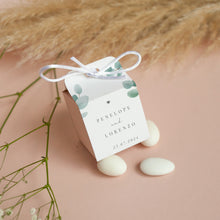 Carica l'immagine nel visualizzatore di Gallery, Scatoline porta confetti bicolore - Linea Foglie (20 pezzi)