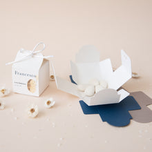 Carica l'immagine nel visualizzatore di Gallery, Scatolina - Linea Acquerello - Scritta Blu (20 pezzi)