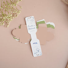 Carica l'immagine nel visualizzatore di Gallery, Scatoline porta confetti bicolore - Linea Blu (20 pezzi)
