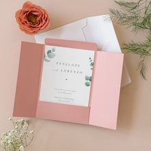 Carica l'immagine nel visualizzatore di Gallery, Partecipazioni/inviti con buste cofanetto - Linea Foglie (20 pezzi)