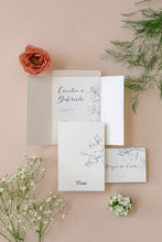 Carica l'immagine nel visualizzatore di Gallery, Partecipazioni/inviti con buste cofanetto - Linea Blu (20 pezzi)