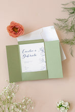 Carica l'immagine nel visualizzatore di Gallery, Partecipazioni/inviti con buste cofanetto - Linea Blu (20 pezzi)