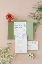 Carica l'immagine nel visualizzatore di Gallery, Partecipazioni/inviti con buste cofanetto - Linea Blu (20 pezzi)