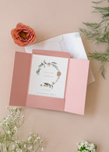 Carica l'immagine nel visualizzatore di Gallery, Partecipazioni/inviti con buste cofanetto - Linea Fiori (20 pezzi)