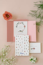 Carica l'immagine nel visualizzatore di Gallery, Partecipazioni/inviti con buste cofanetto - Linea Fiori (20 pezzi)