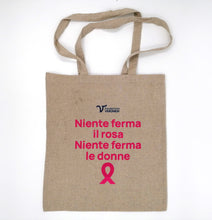 Carica l'immagine nel visualizzatore di Gallery, T-shirt + shopper "Niente ferma il rosa Niente ferma le donne"